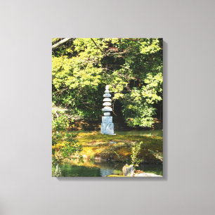 White Snake Pagoda / Hakuja No Tsuka Canvas Print