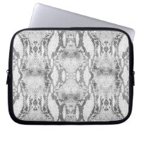 White Snake Skin Print