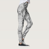 White Snake Skin Print