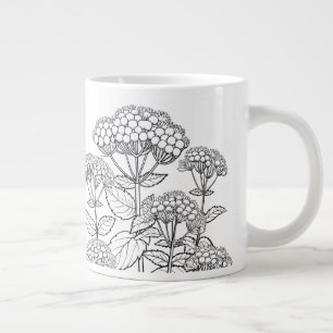 White Snakeroot - Ageratina altissima - Native Large Coffee Mug