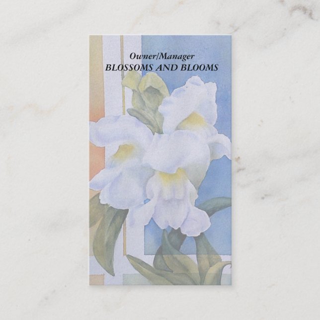 WHITE SNAP DRAGONS CUSTOMIZABLE BUSINESS CARDS (Front)