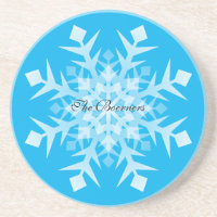 White Snowflake on Any Colour Background