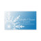 White Snowflake on Blue Wedding Website