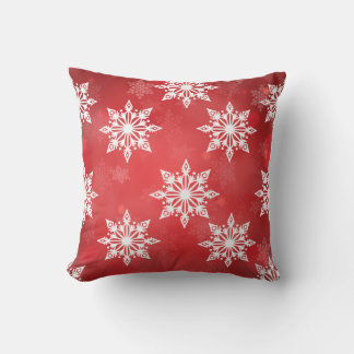 White Snowflake Pillows