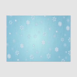 White Snowflakes Tissue Paper