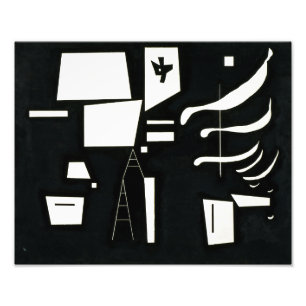 White – Soft and Hard Kandinsky Photo Print
