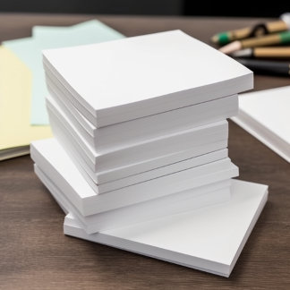 White Solid Colour Post-it Notes