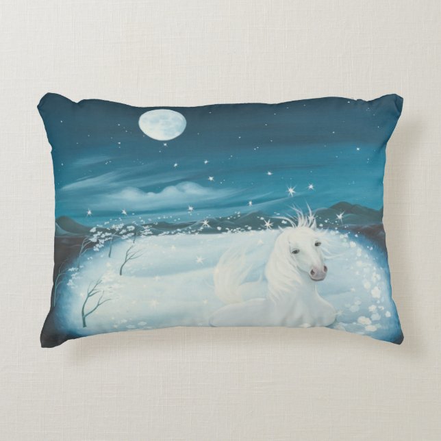 White Song 1996 Decorative Cushion (Front)