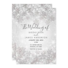 White Sparkle Snowflakes Winter Wonderland Wedding