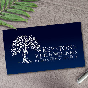 White Spine Tree  Business Card