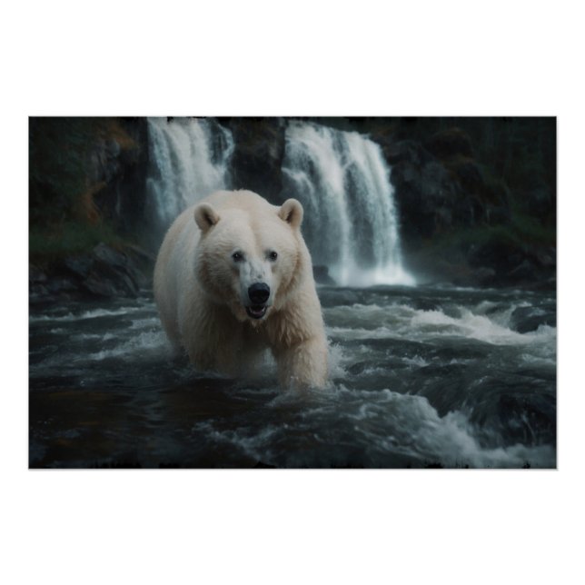 White Spirit Bear Poster (Front)