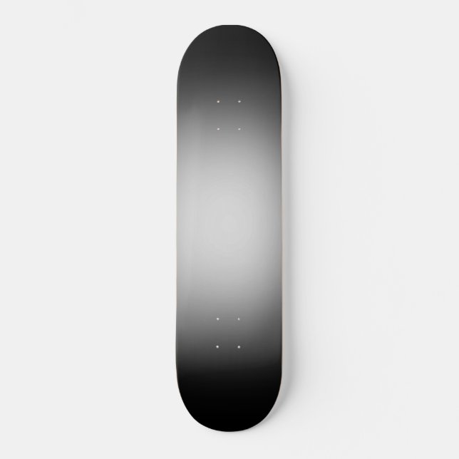 White spotlight on black skateboard (Front)