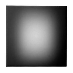 White spotlight on black tile