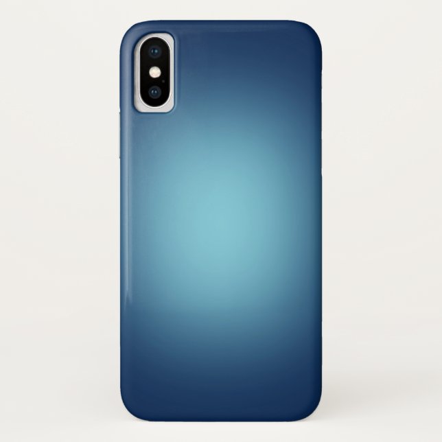 White spotlight on blue Case-Mate iPhone case (Back)