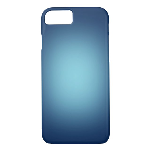 White spotlight on blue Case-Mate iPhone case (Back)