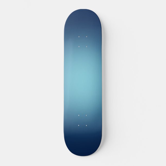 White spotlight on blue skateboard (Front)