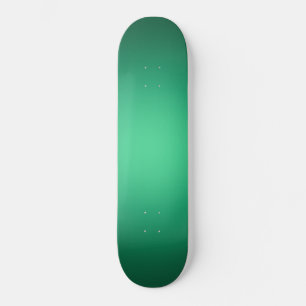 White spotlight on green skateboard