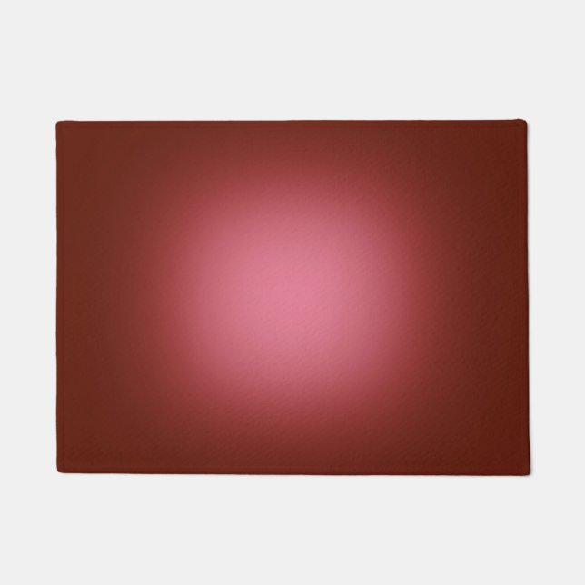 White spotlight on red doormat (Front)