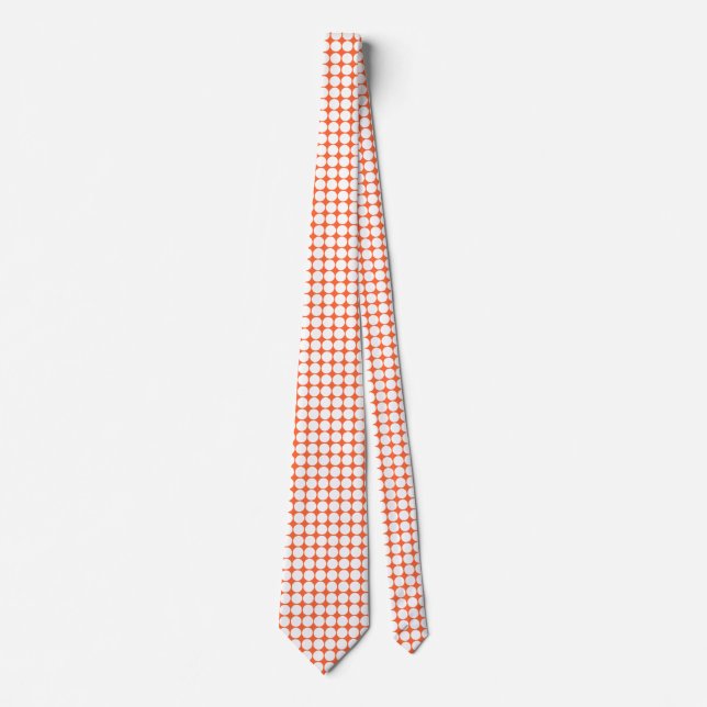 White Spots - Orange Tie (Front)