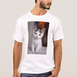 White Spotted Kitty T-Shirt