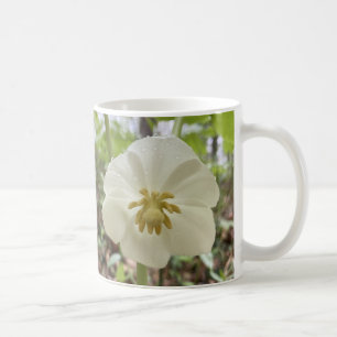 White Spring Flower Mug