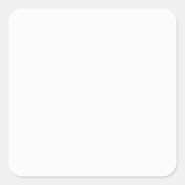 White  Square Sticker (Front)