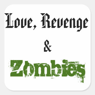 White Square Sticker