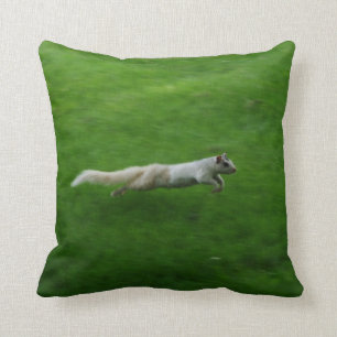 White Squirrel Run Cushion