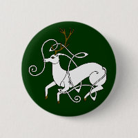 White Stag button