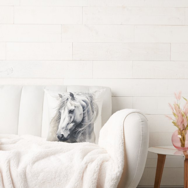 White Stallion Cushion (Couch)