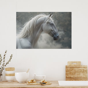 White Stallion Poster