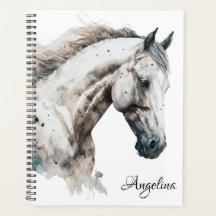 White Stallion | Watercolor Design |