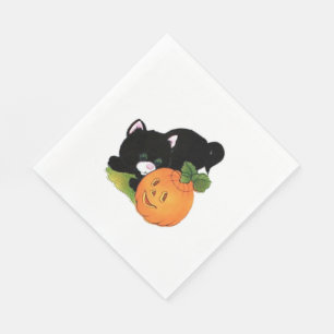 White Standard Luncheon Napkin/Halloween Napkin