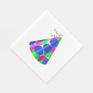 White Standard Luncheon Napkin/Party Hat Napkin