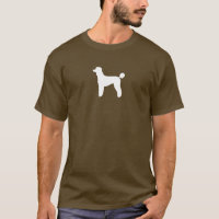 White Standard Poodle Silhouette | Dog Breed