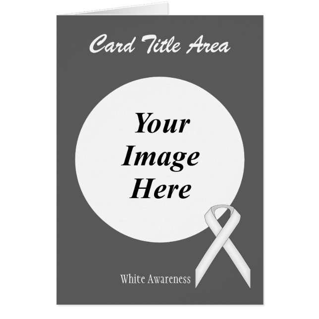 White Standard Ribbon Template by Kenneth Yoncich (Front)