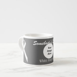 White Standard Ribbon Template by Kenneth Yoncich Espresso Cup