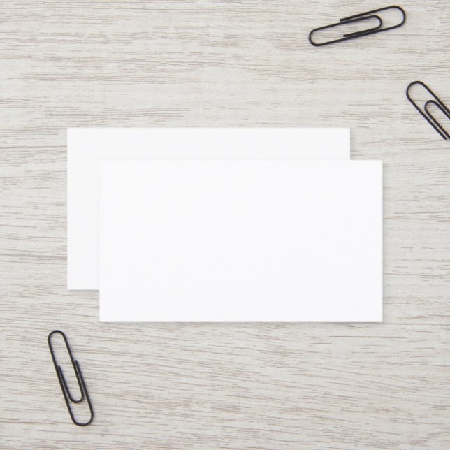 White Standard Semi-Gloss Business Card (Front/Back In Situ)