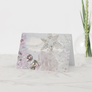"White Star and Crystals" Holiday Card