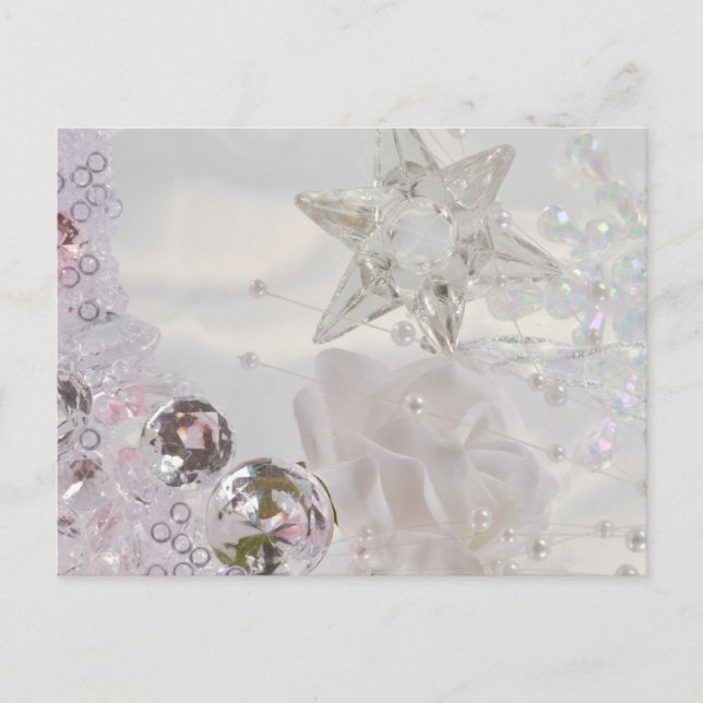 "White Star and Crystals" Postcard (Front)