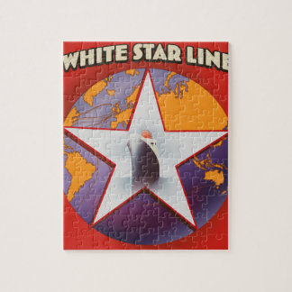 White Star line Cruise ship commercial. Jigsaw Puzzle
