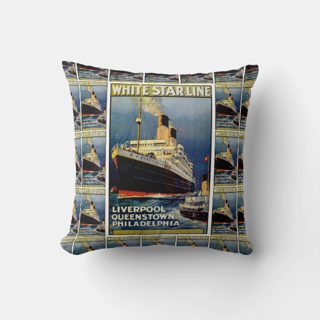 White Star Line Cushion (Front)