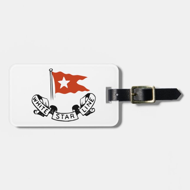White Star Line Logo  Luggage Tag (Front Horizontal)