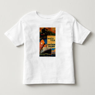 White Star SR Vintage PosterEurope Toddler T-Shirt