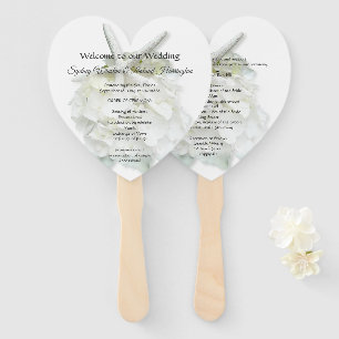 White Starfish Wedding Fan Hydrangea Flowers