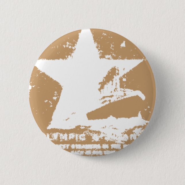 White Starr 2 6 Cm Round Badge (Front)