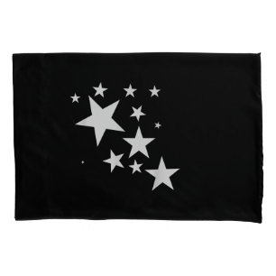 White Stars Star-Pattern-Design Costume Gift Pillowcase