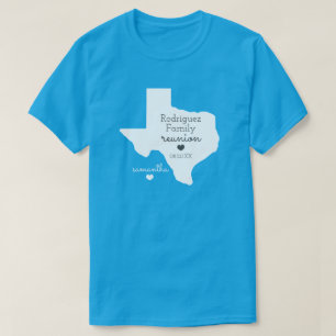 White State of Texas Family Reunion T-Shirt
