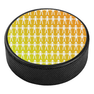 White Stick Men Hockey Puck