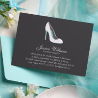 White Stiletto Heel Bridal Shower